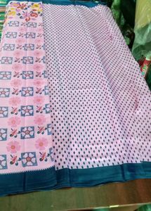 Crepe silk saree