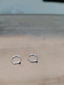 Diamond Bali Pairs Pure Silver