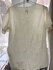 Cream Puff Sleeve Top