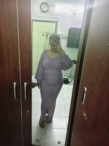 Elegant Ruched Midi Dress