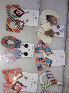 all in 250rs Assorted Dangle Earrings Set