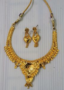 1Gm Gold Plate Necklace Set