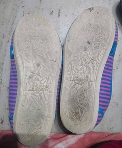 Striped Slip-On Flats