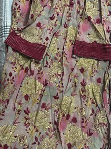 Beautiful Floral Print Kurta