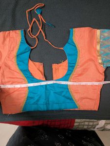 Stylish Peach Ethnic Blouse