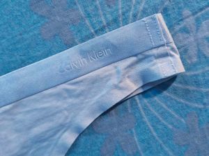 Calvin Klein White Cotton Thong