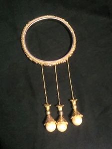 😍 Golden Bangles With Latkan