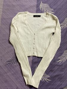 White Crop Top Nice Febric
