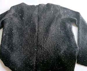 Sparkly🎧✨ Sequence slim woolen loose top