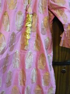 Pink Kurta Set with Pants