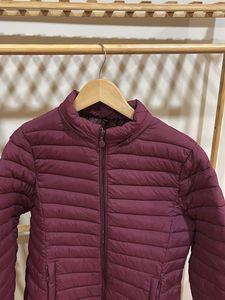 Maroon Puffer Jacket