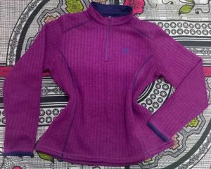 💜 Purple Quarter-Zip Sports Sweater!