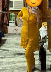 Embellished Yellow co-ord set
