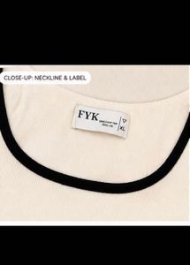 Cream Long Sleeve Square Neck Top