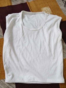 Basic White Sleeveless Top