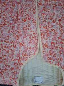 ASOS DESIGN Quilted Floral Vest