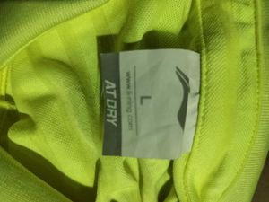 Neon Yellow Striped Polo Shirt