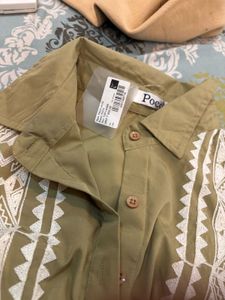 Boho Print Button-Up Shirt