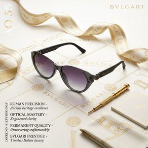 Bvlgari Black Cat-Eye Sunglasses