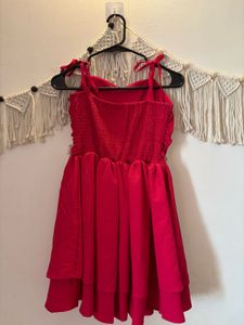 Vibrant Pink Mini Dress small size