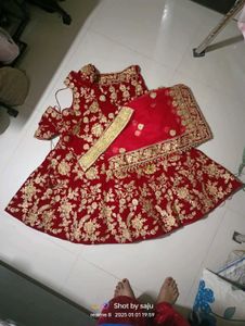 Maroon EMBROIDERY LENGHA CHOLI