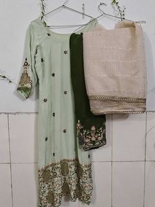 Elegant Embroidered Salwar Kameez Suit