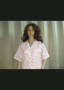 Night Suit New Cotton Night Dress Flower Printed Shorts And Shirt