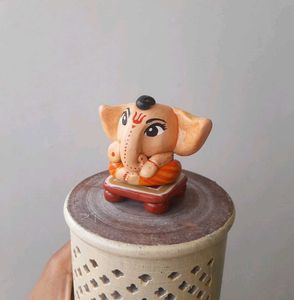 Cute Clay Ganesha Idol