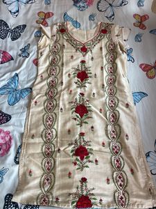 Elegant Embroidered Kurta