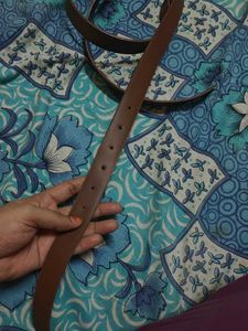 New Set of 2 Brown Leather Belts