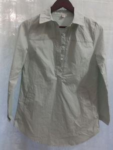 Full Sleeves Office Shirt Light Green Color