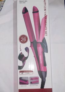 2 in 1 Hair Straightener & Curler, Brand New, Box Packed, ₹250 or 2400 coins