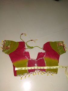 MAHENDI GREEN &amp; MAROON SAREE
