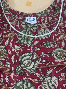 Maroon Floral Lehnga with Dupatta