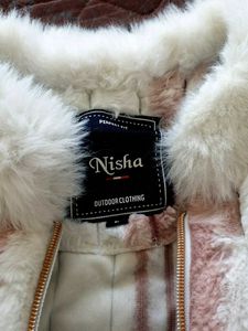 Cozy Striped Faux Fur Jacket