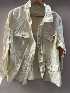 Lightweight Linen-Look Jacket