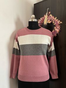 Striped Crew Neck Sweater