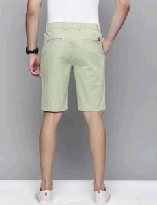Solid Men Green Casual Shorts