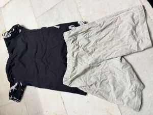 Kids Tiger Print T-Shirt &amp; Shorts Set