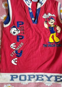 Cute Popeye Sleeveless Top