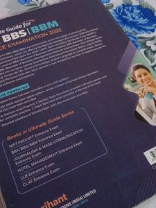BBA , BBM,BBS, ENTRANCE EXAM BOOK