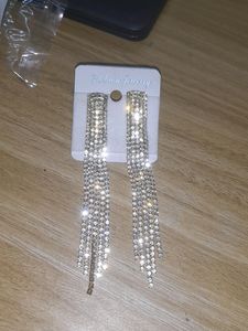 PRETTY STONE LONG EARINGS