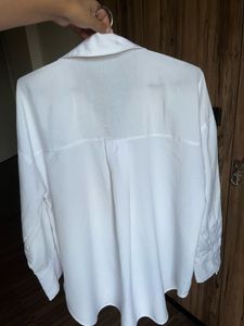 Zara Classic White Button-Down Shirt