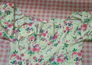 Newme Beige floral dress