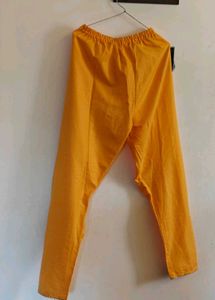 Yellow Kurta Set with Diamond Pattern