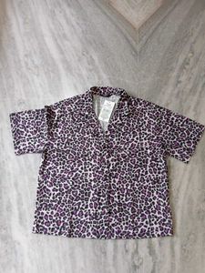 Leopard Print Sleep Set - Top &amp; Shorts