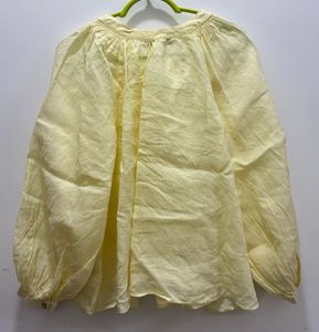 Zara Linen Ramie Button Up Blouse