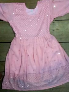 Pretty Pink Girls Dress