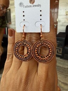 Boho Tribal Hoop Earrings