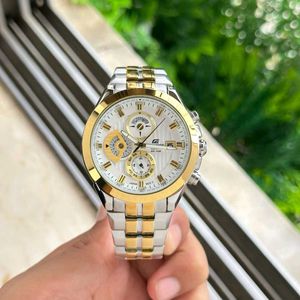 Edifice Watch - Silver &amp; Gold